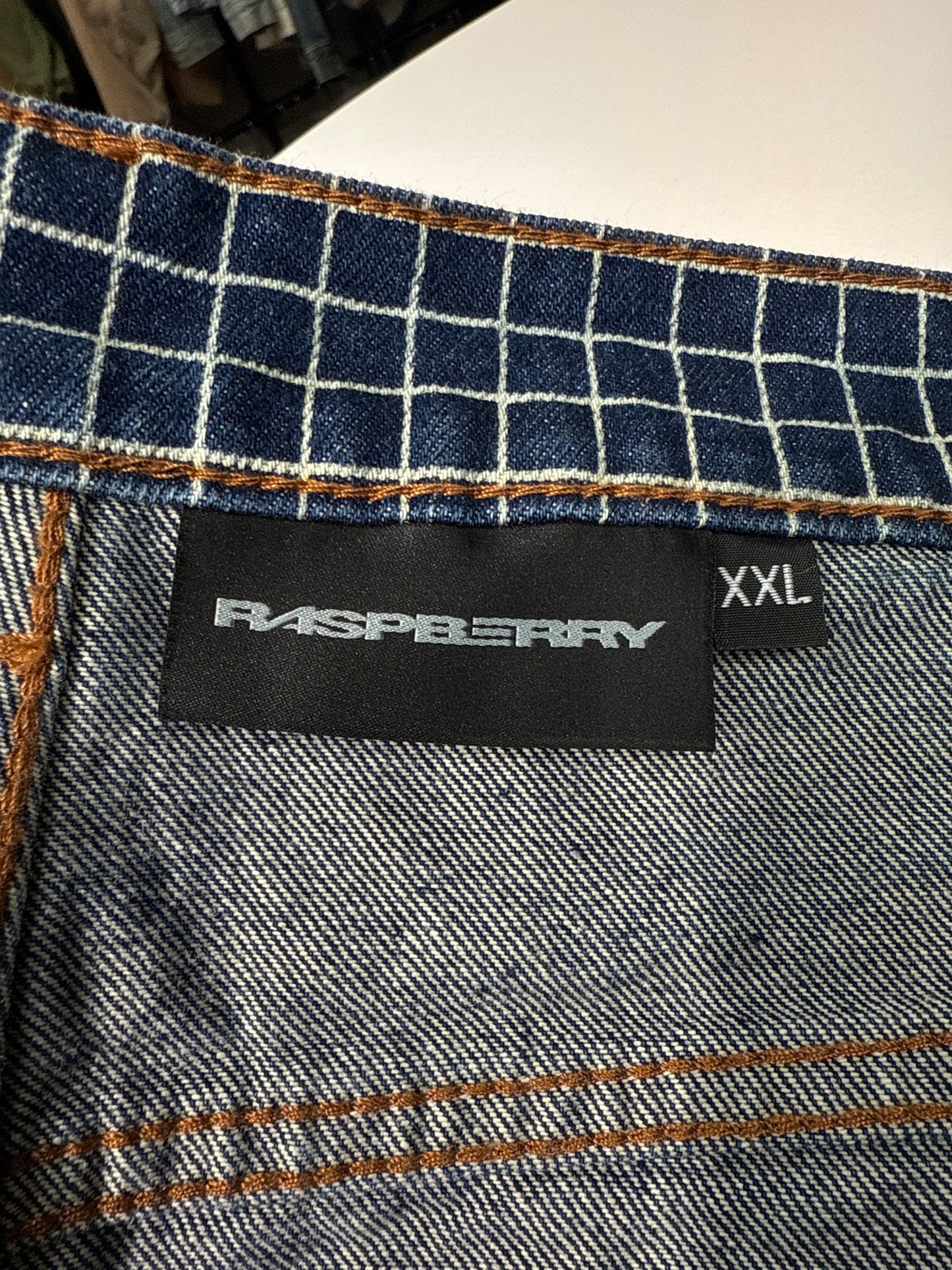 New GV Raspberry Hills Plaid Jeans
