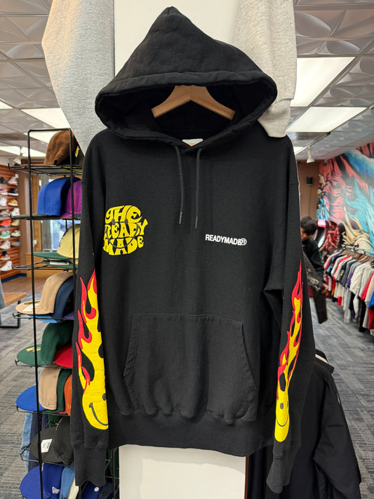 Readymade Smiley Flame Hoodie