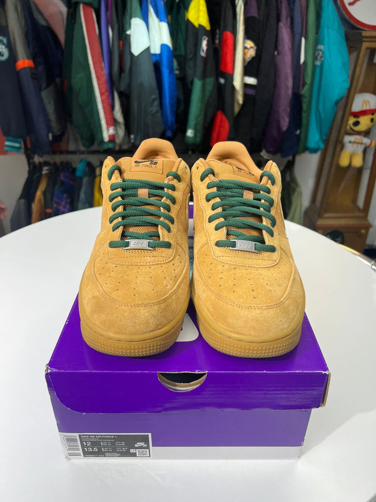 Preowned Nike AF1 Low SB Flax