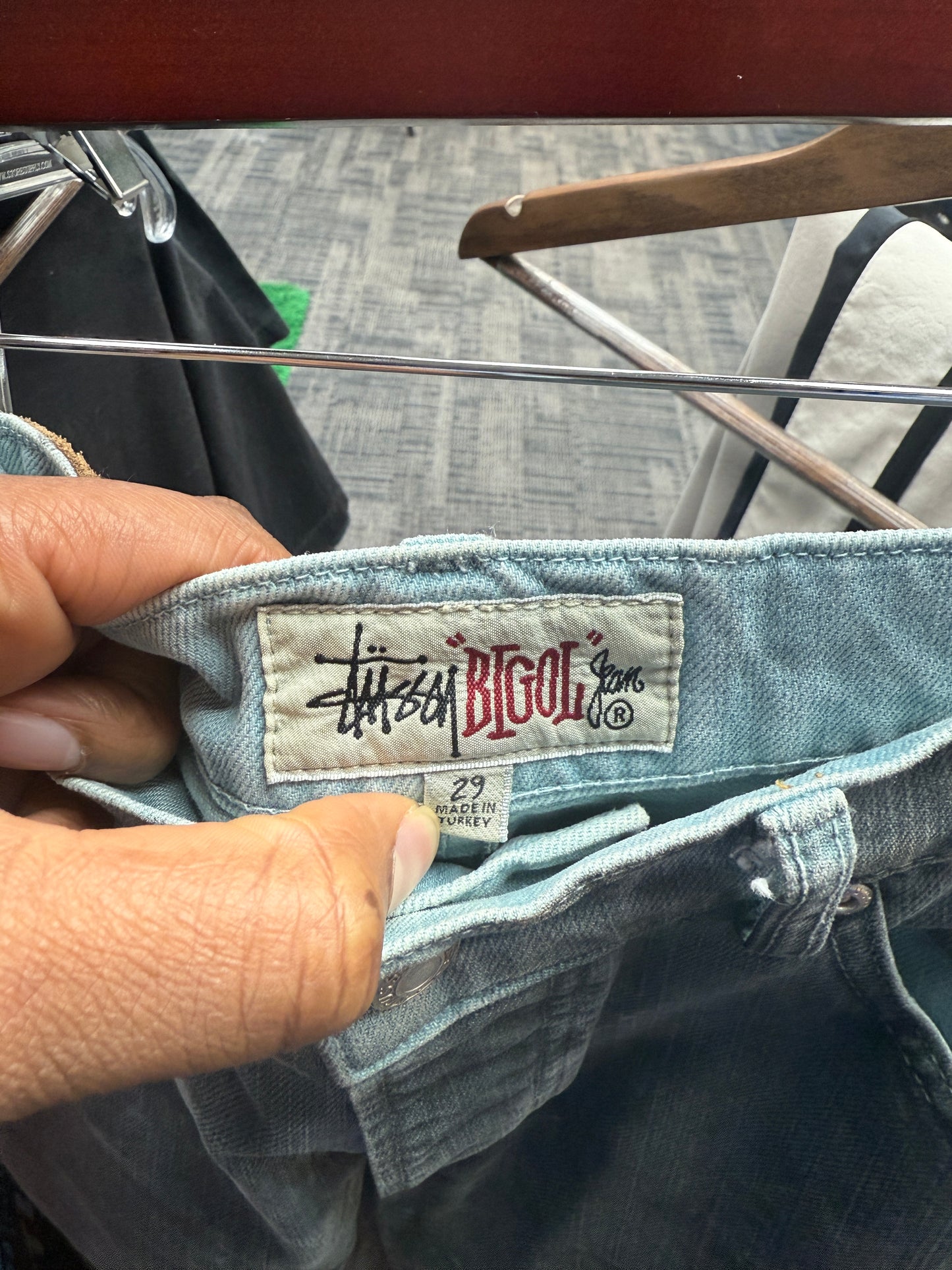 Stussy Big Ol’ Spray Dye Jeans