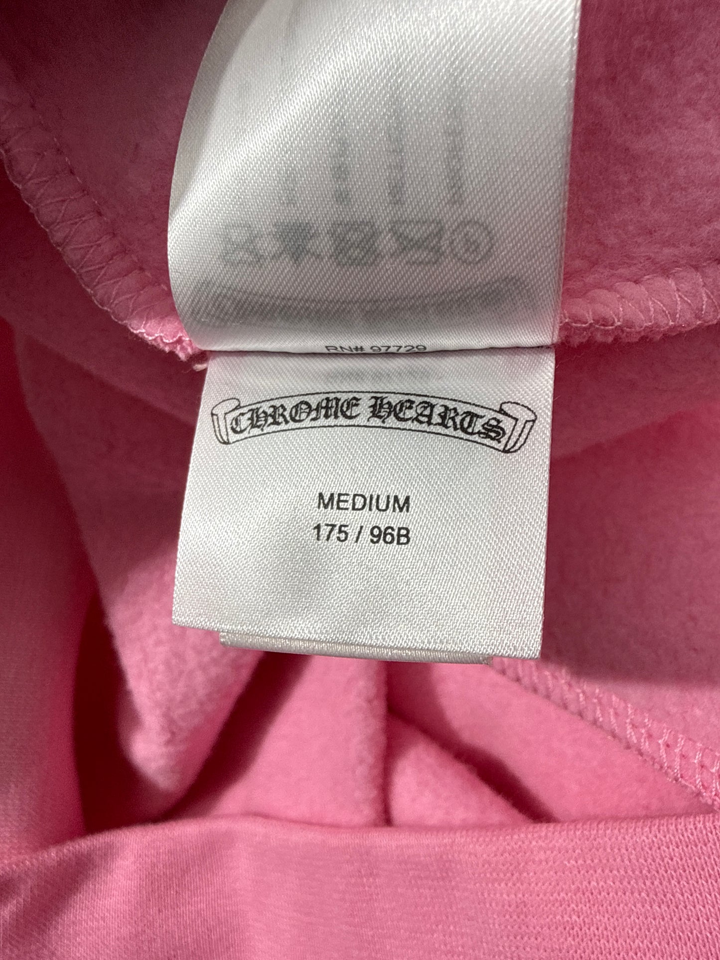 New Chrome Hearts T-Bar Pink Hoodie