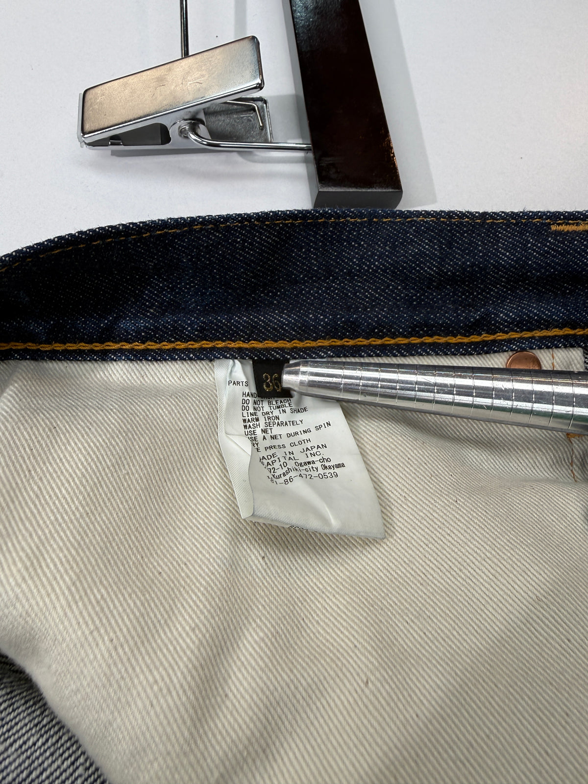 Kapital 12.5 OZ Denim Mexican Tuxedo Jeans