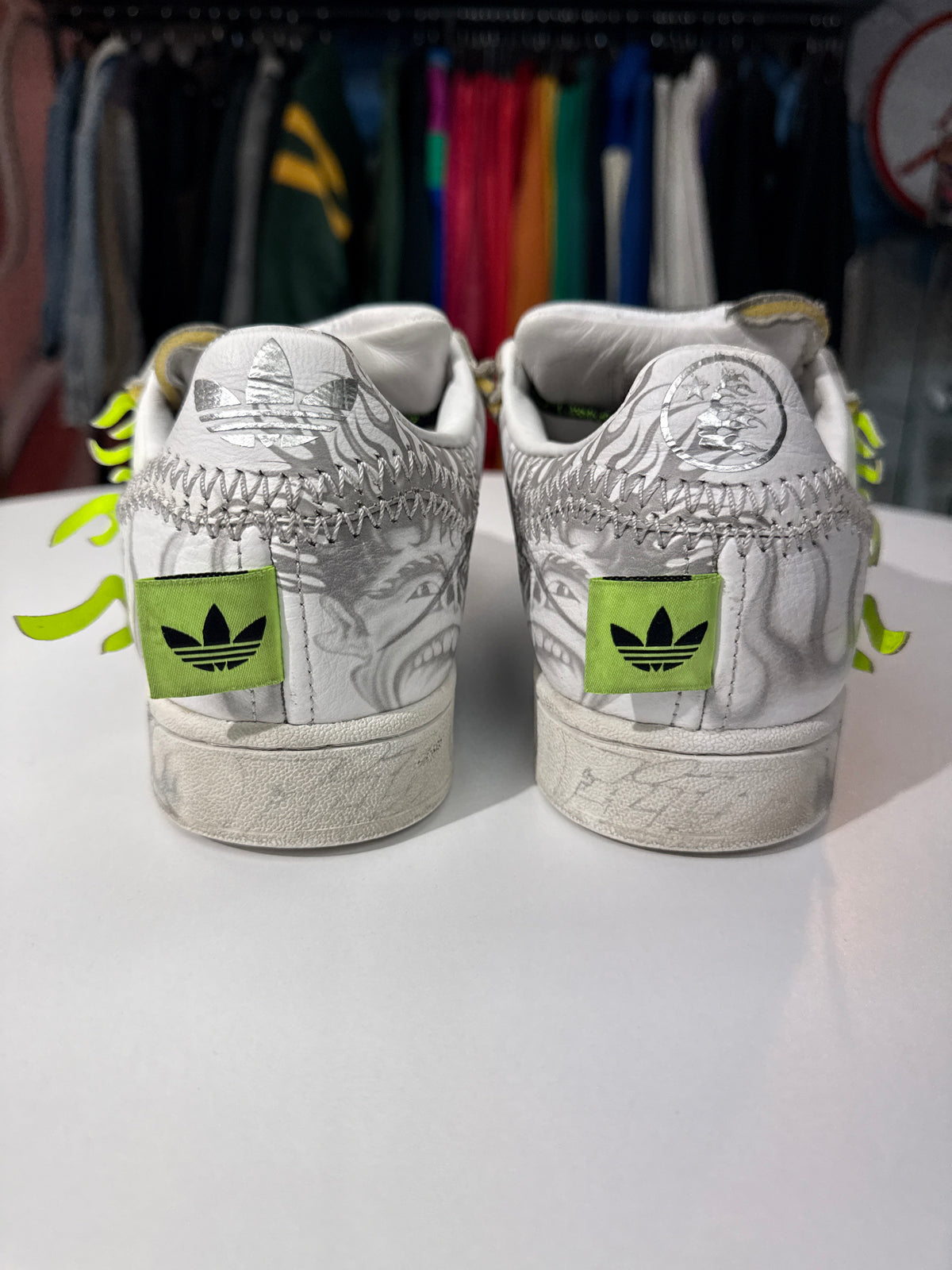 Preowned Hellstar x Adidas Superstar White