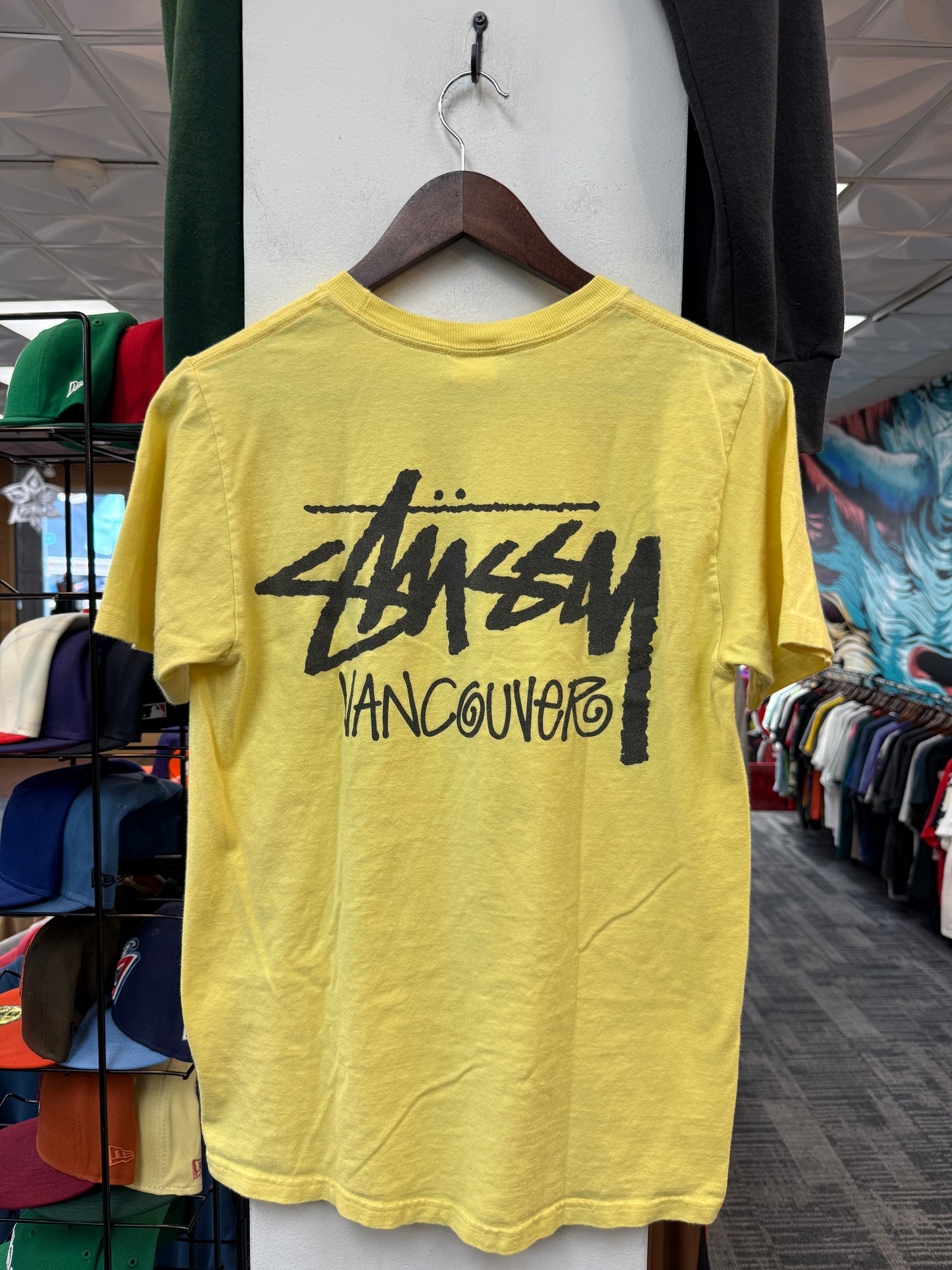 Stussy Vancouver Yellow Tee