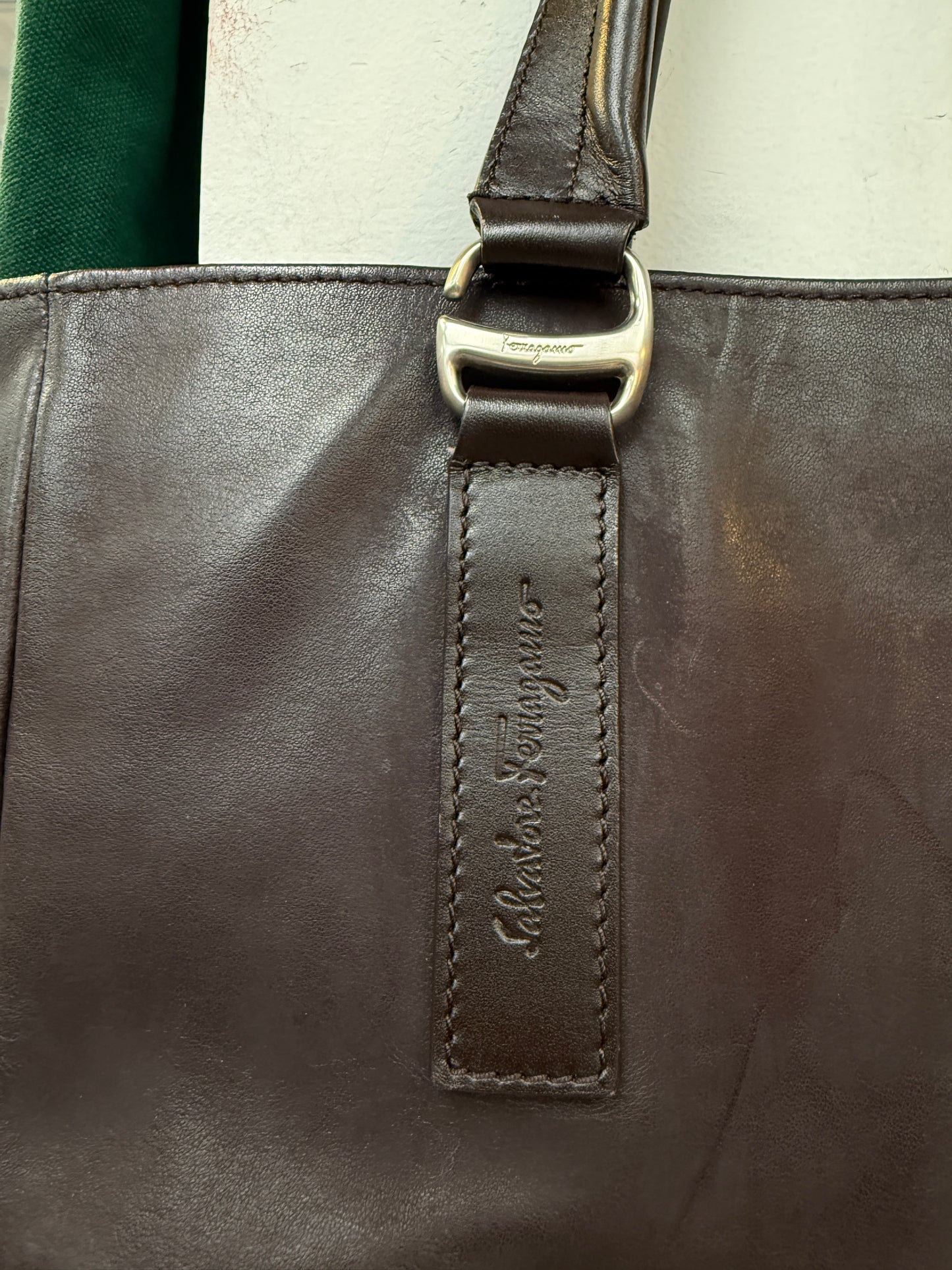 Salvatore Ferragamo Leather Tote Bag