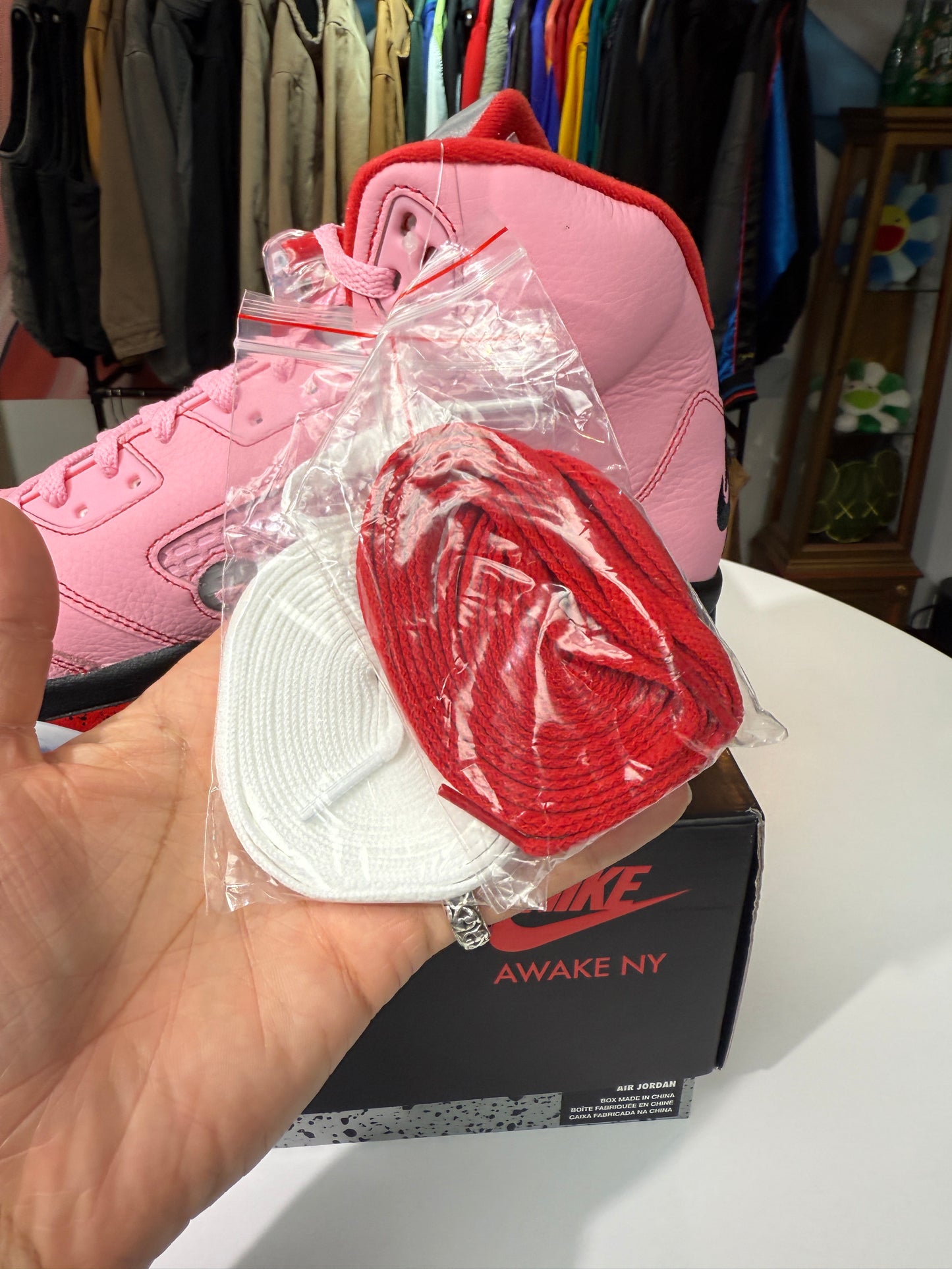 New Jordan 5 Awake NY Arctic Pink