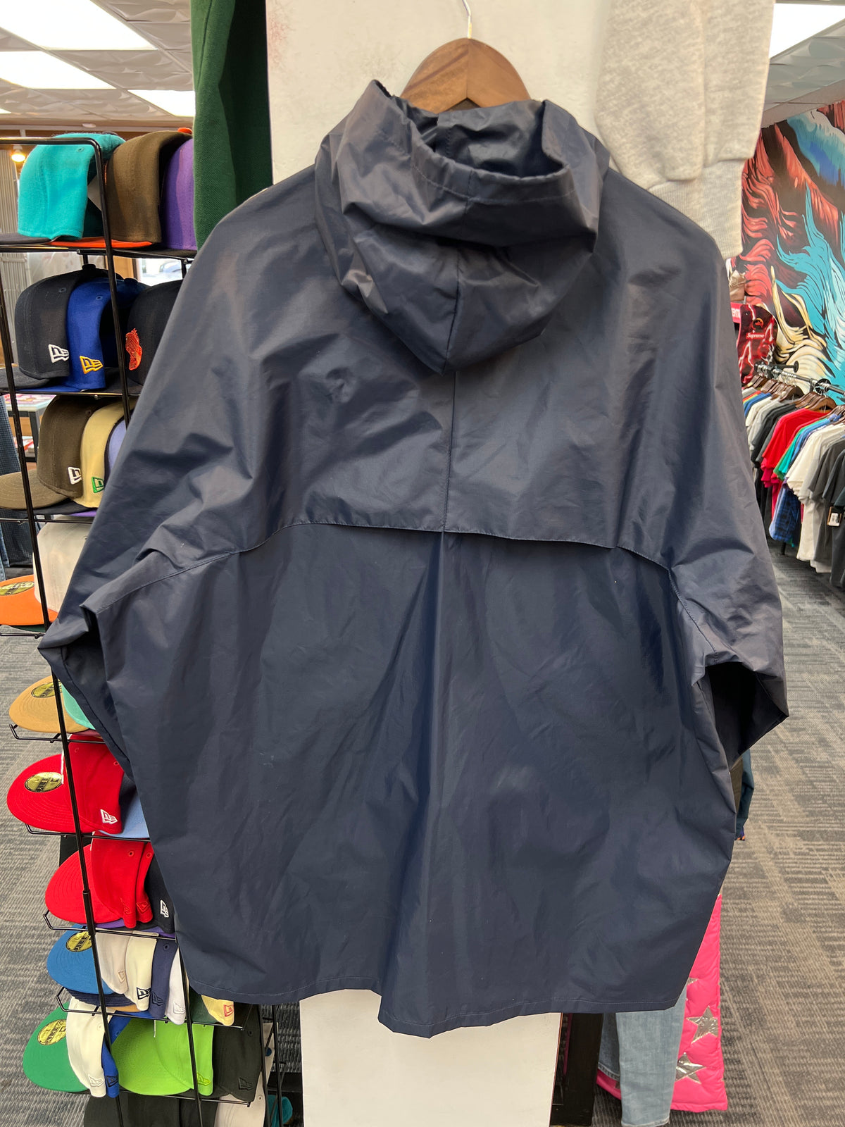 Adidas 80s Ventex Navy Blue Nylon Windbreaker