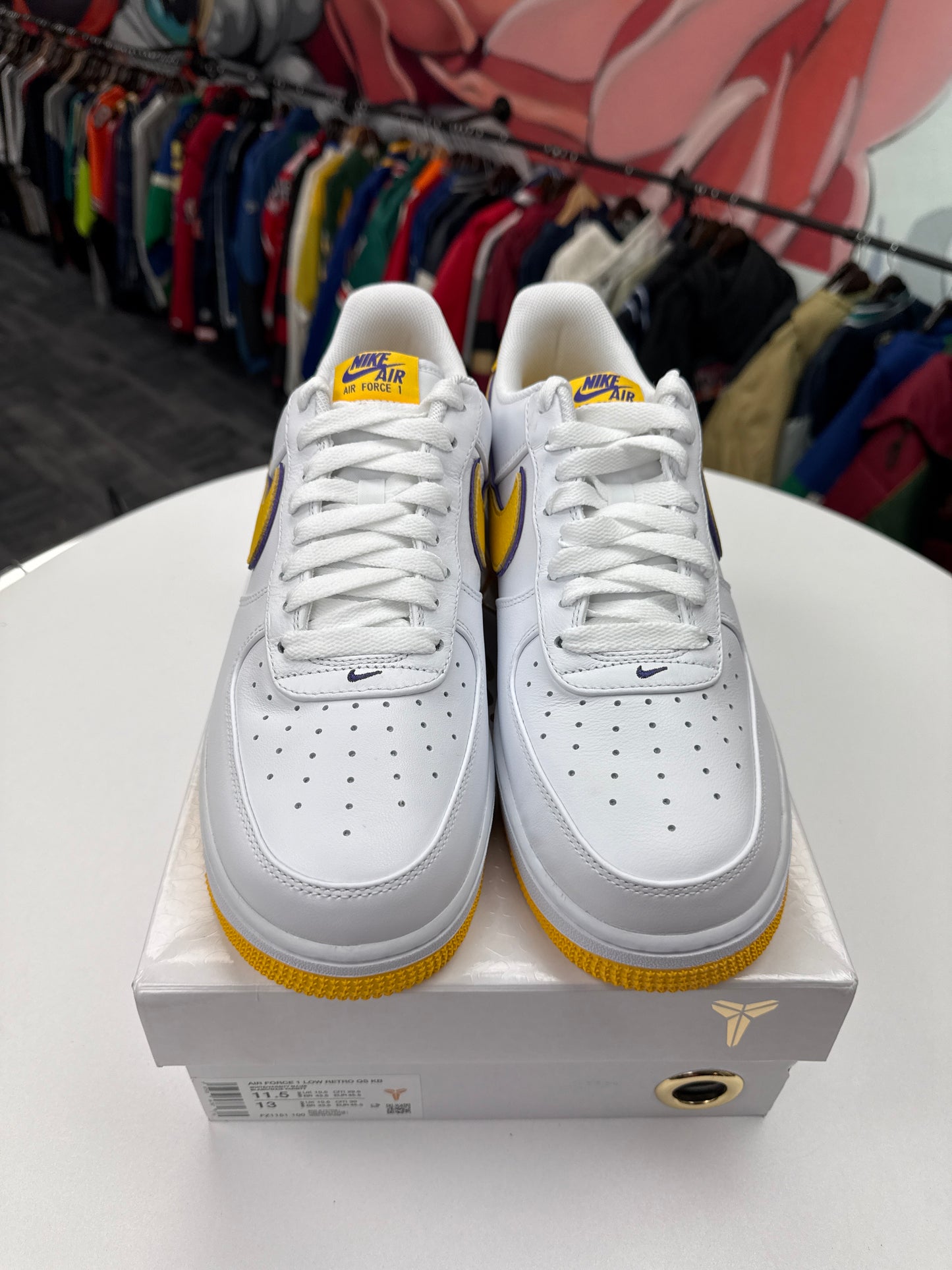 New Kobe AF1 Lakers Home