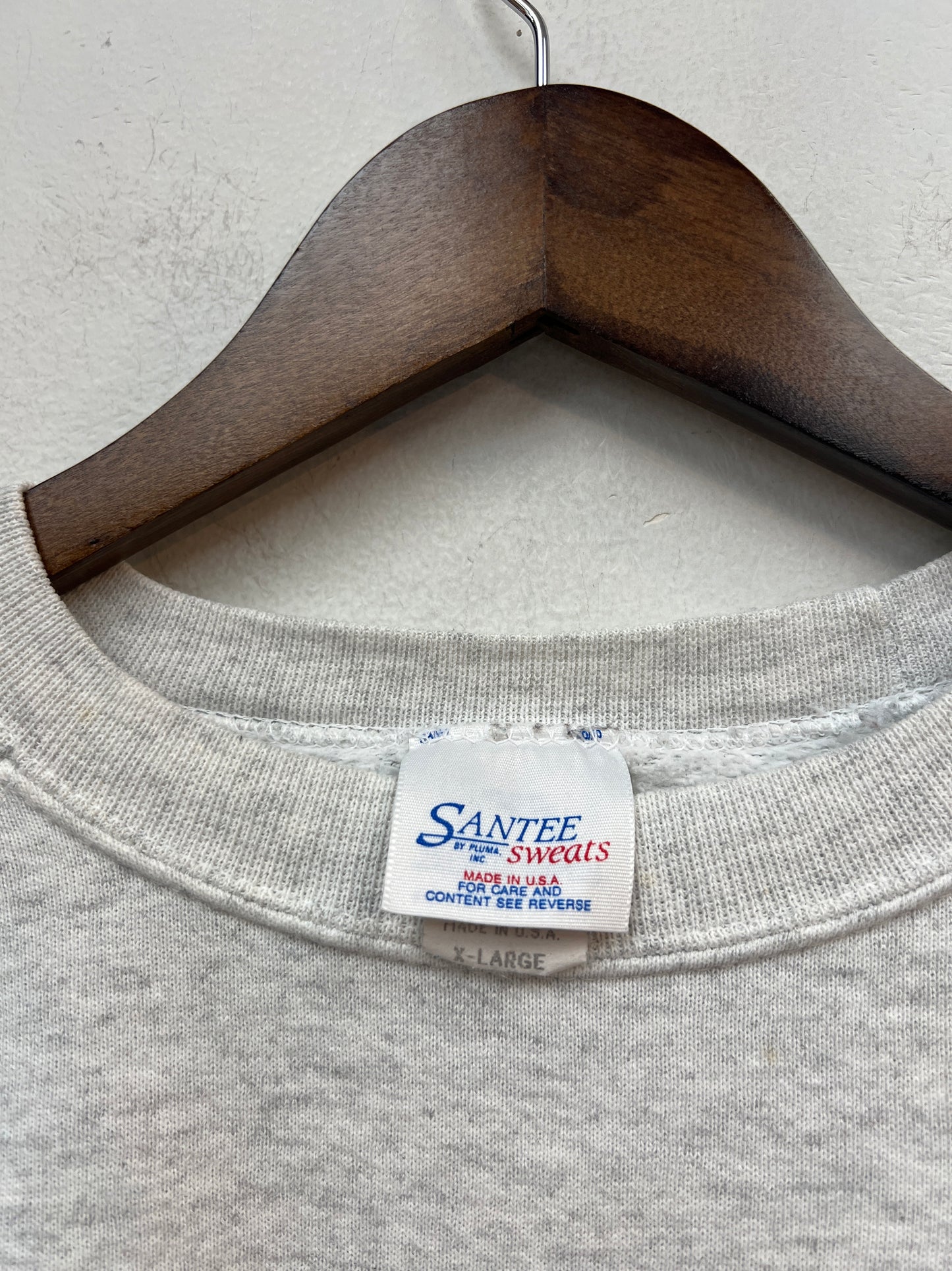 Rush Crest Light Grey/Dark Green Crewneck