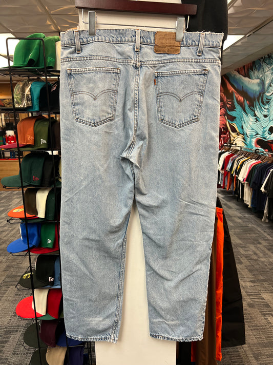 Levi’s Orange Label Light Wash Distressed Jeans