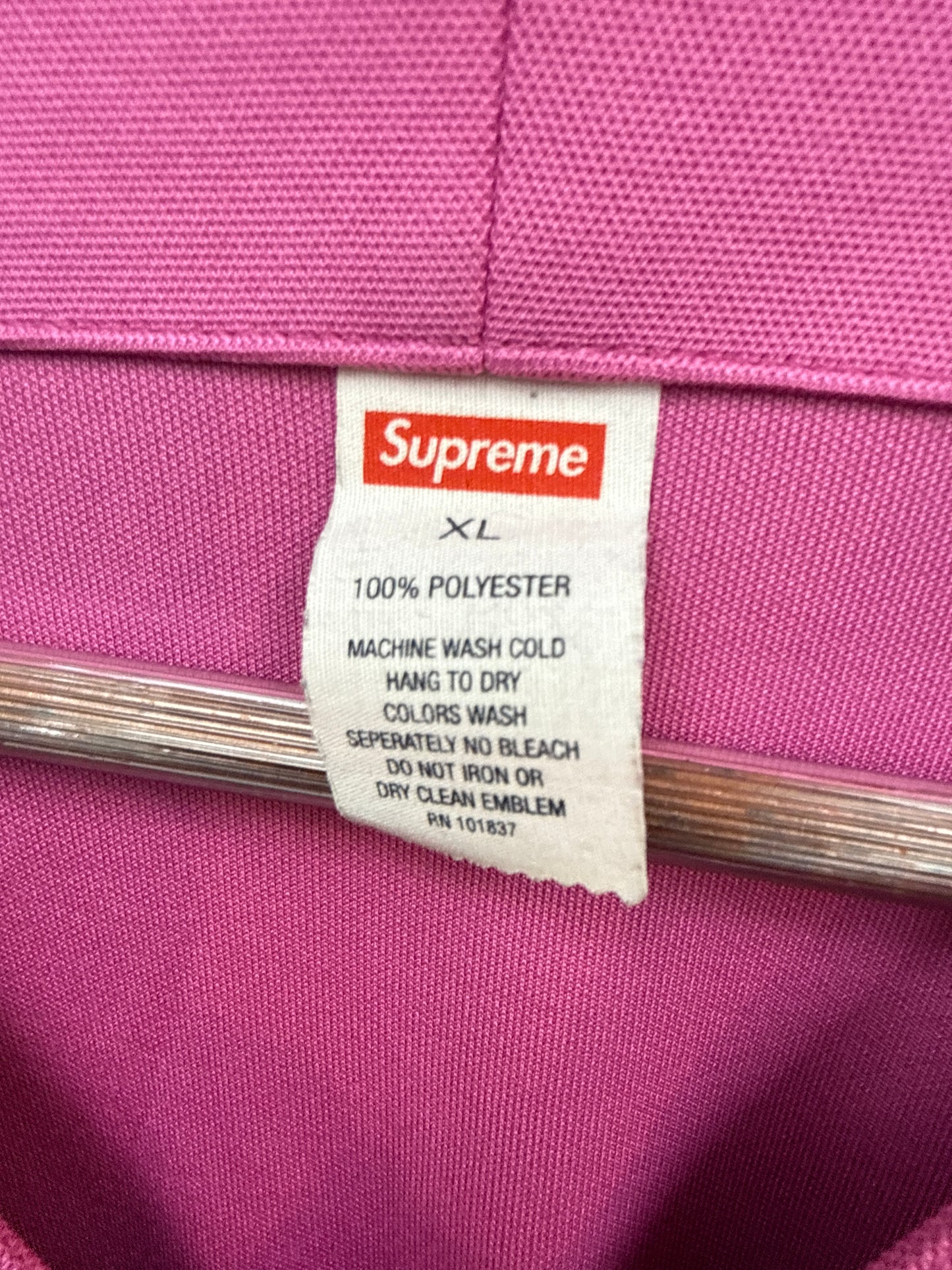 Supreme Snake Script Logo Baseball Jersey
