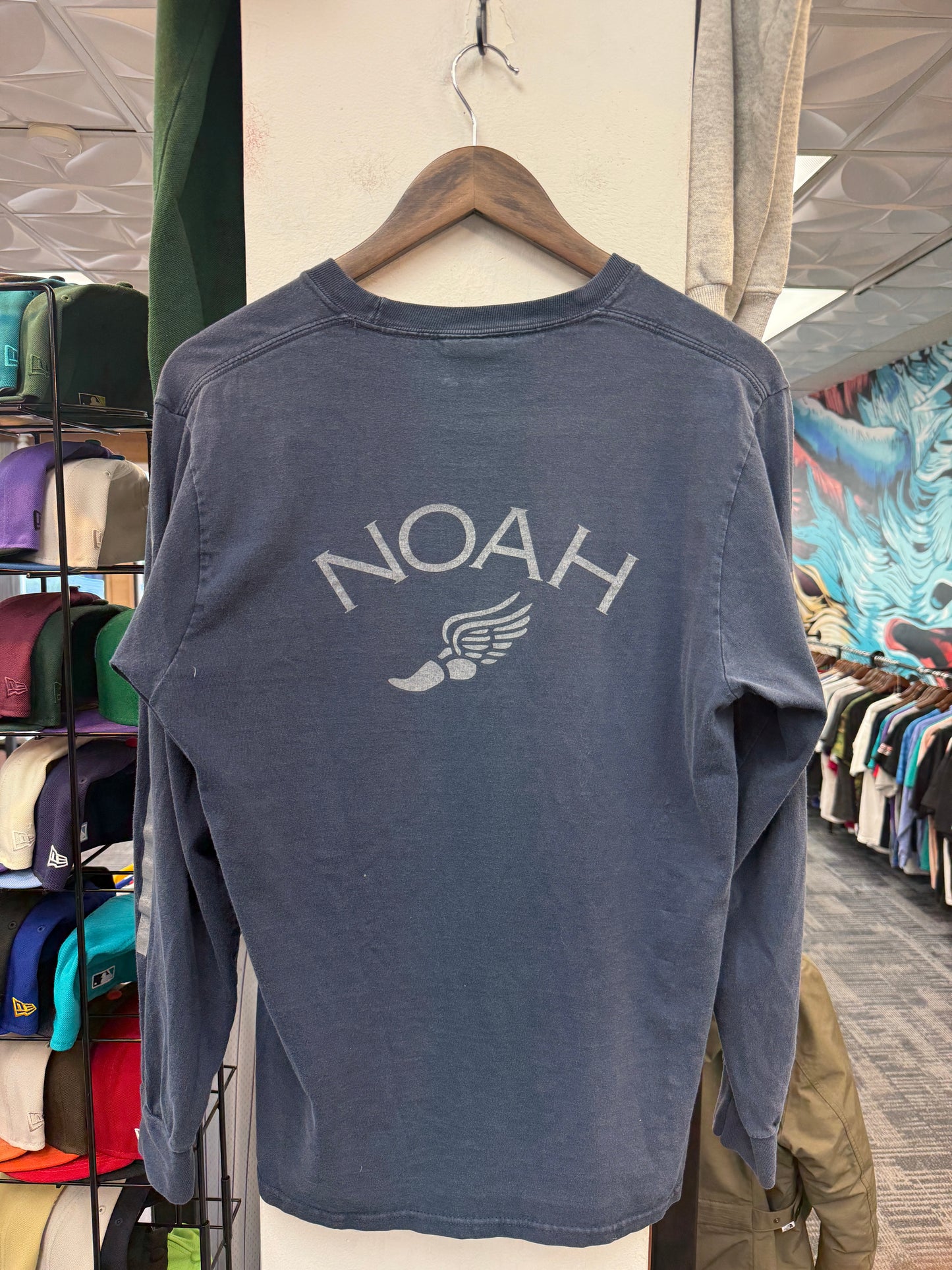 Noah Navy Longsleeve Tee