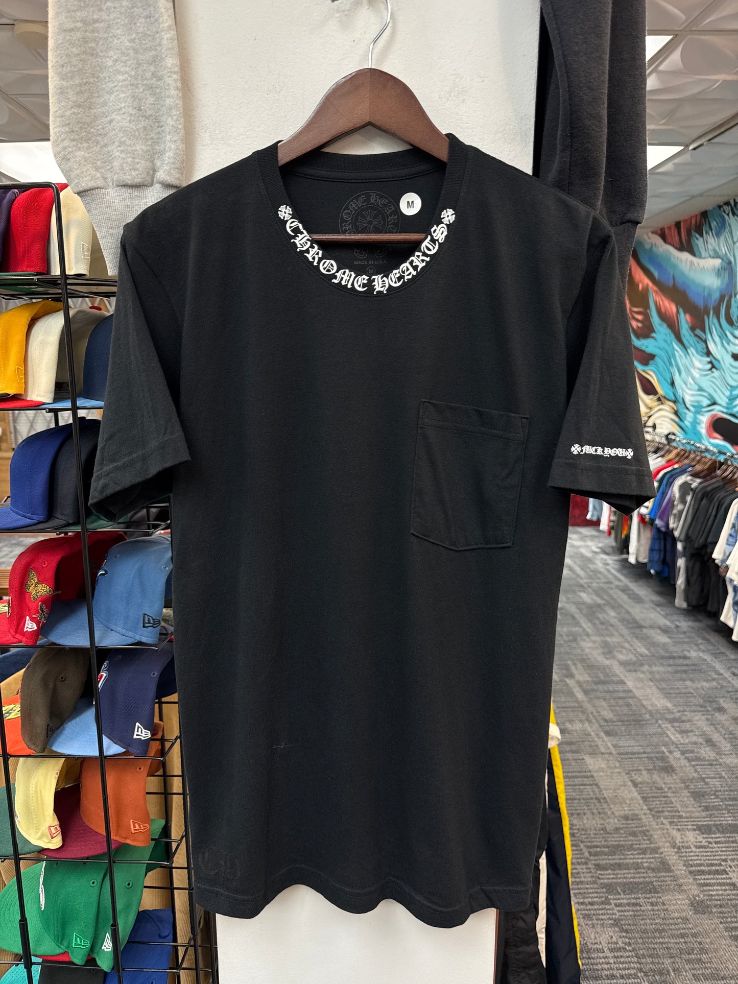 Like New Chrome Hearts Neck Logo Tee