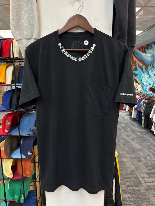 Like New Chrome Hearts Neck Logo Tee