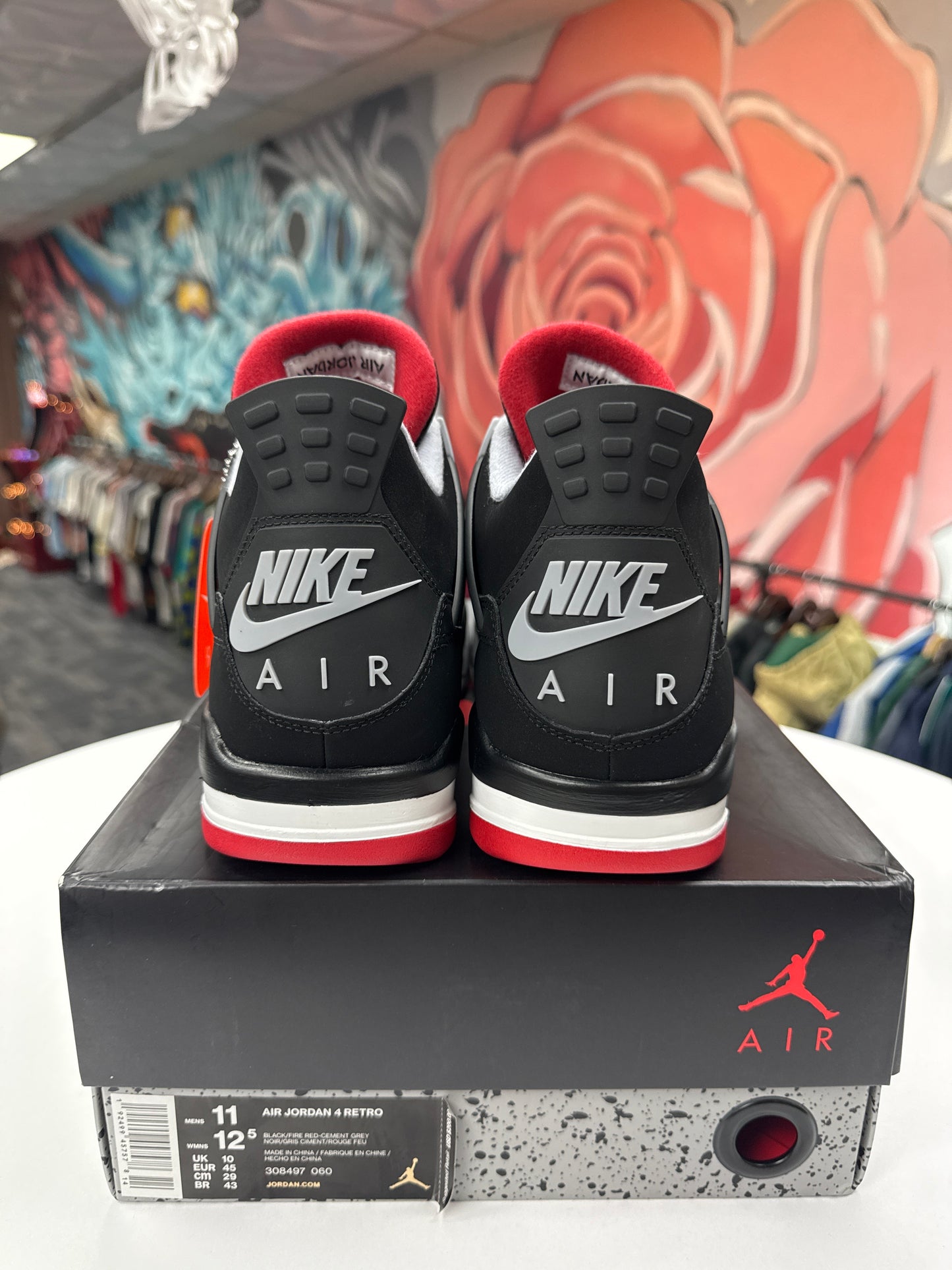 New Jordan 4 Bred