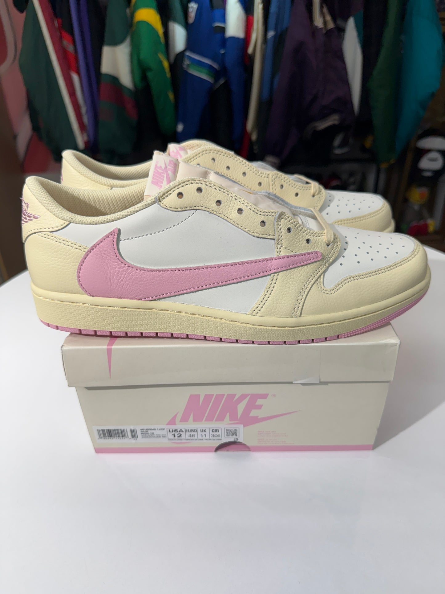 New Shy Pink Travis Scott Jordan 1 Low