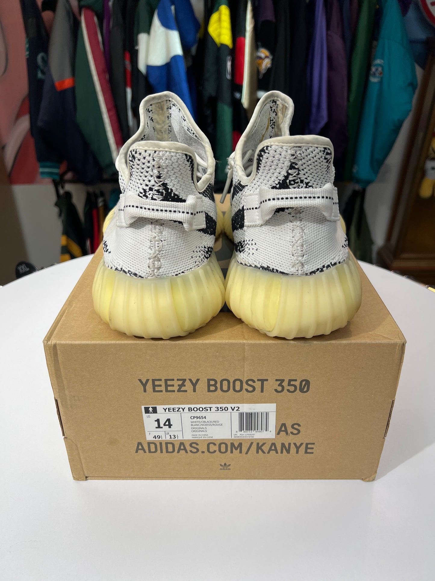 Preowned Adidas Yeezy Boost 350 V2 Zebra