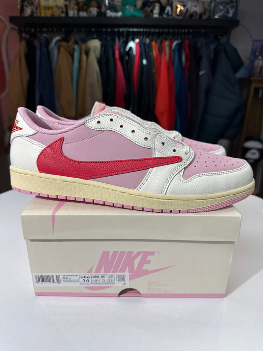 New Jordan 1 Low Travis Scott Tropical Pink