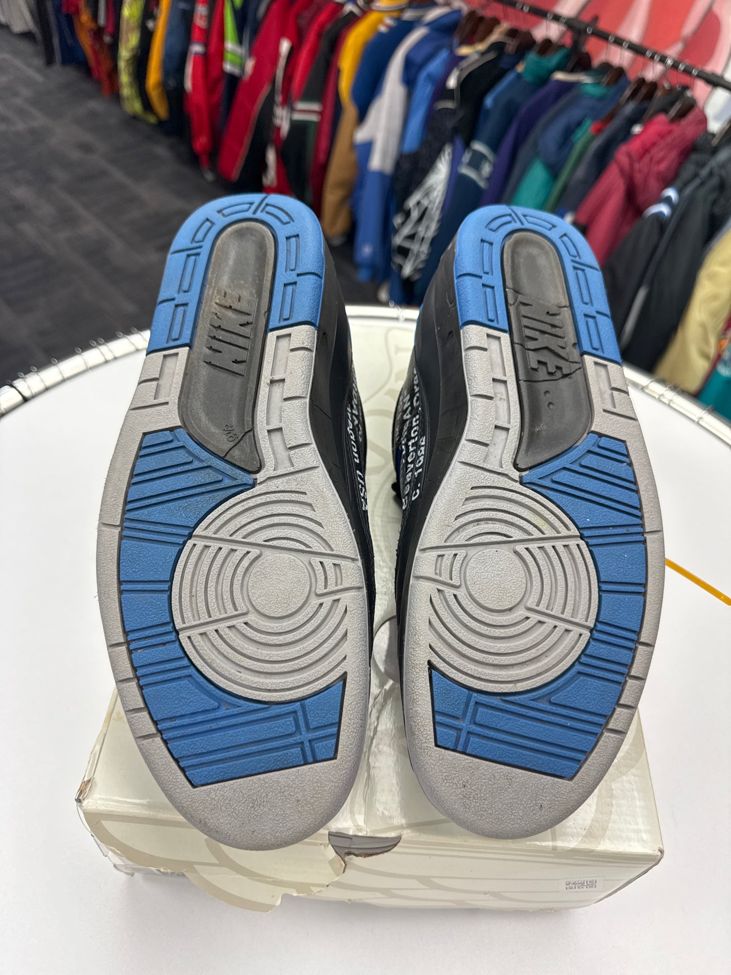 Preowned Off-White Jordan 2 Black/Blue