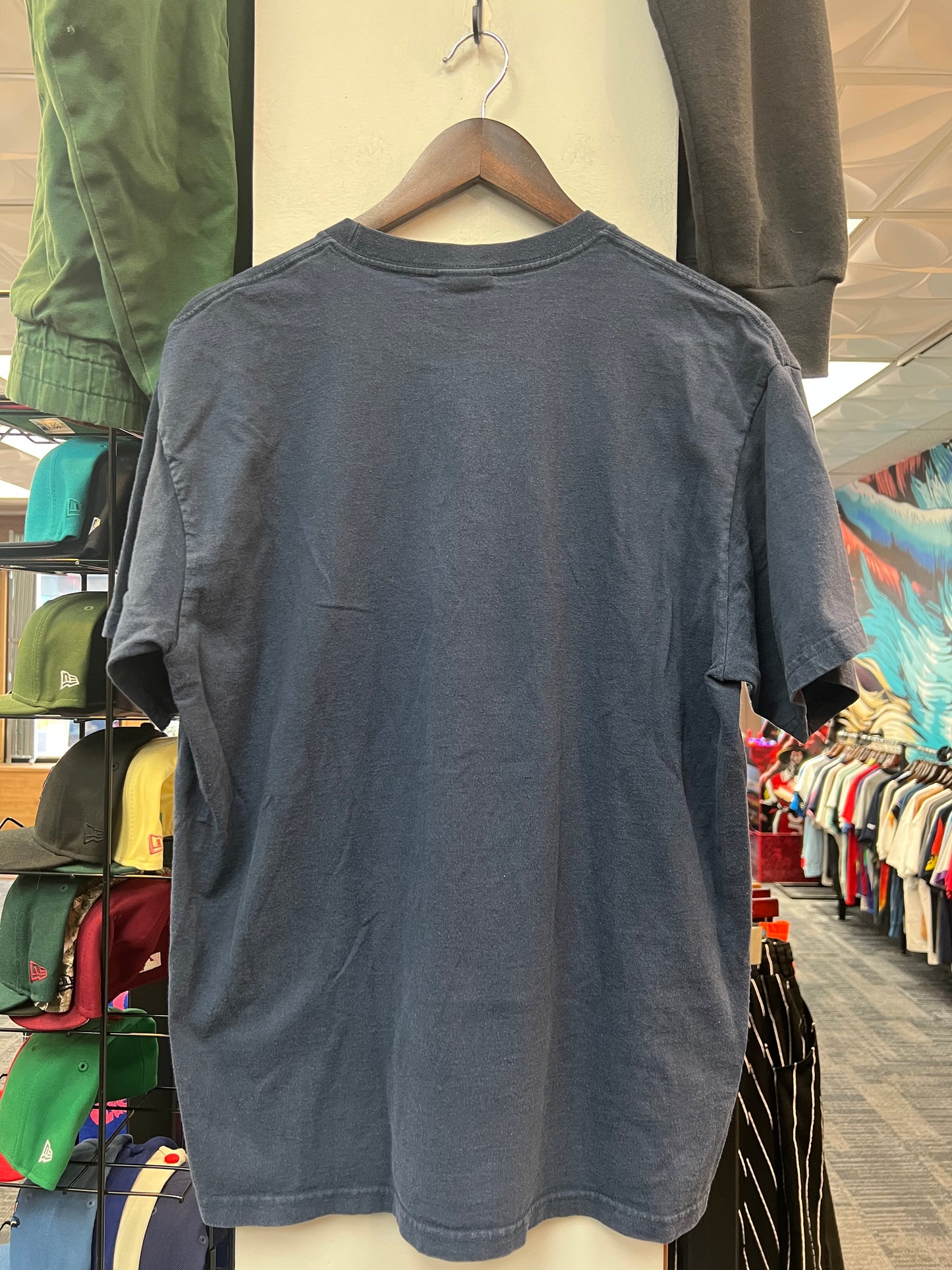 Vintage Nike Blue Center Swoosh Tee