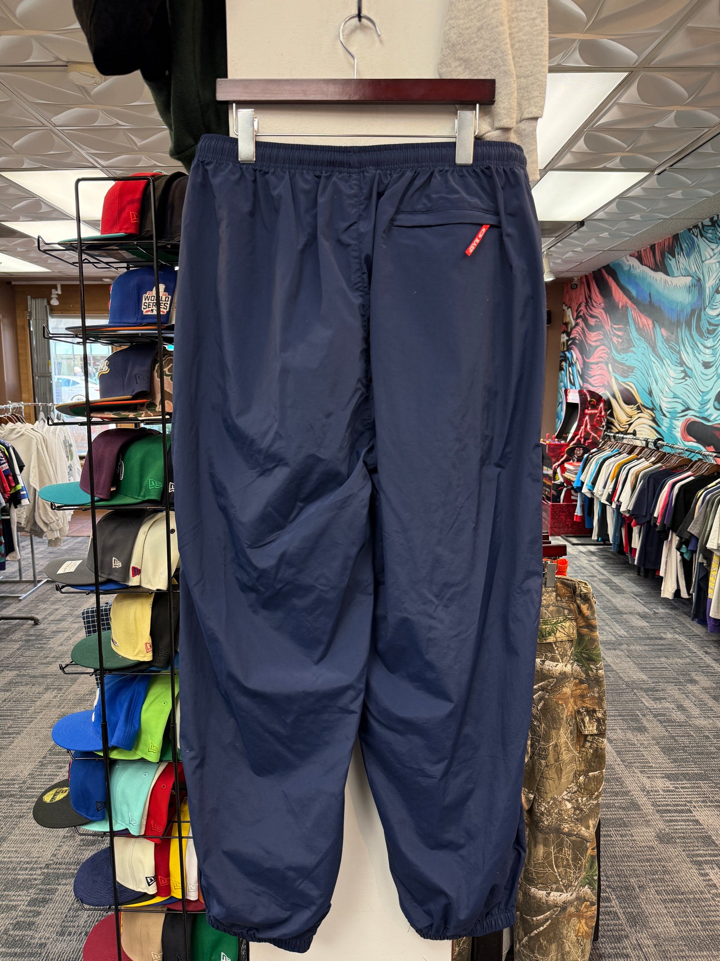 New GV Rasperry Hills Navy Nylon Sweats