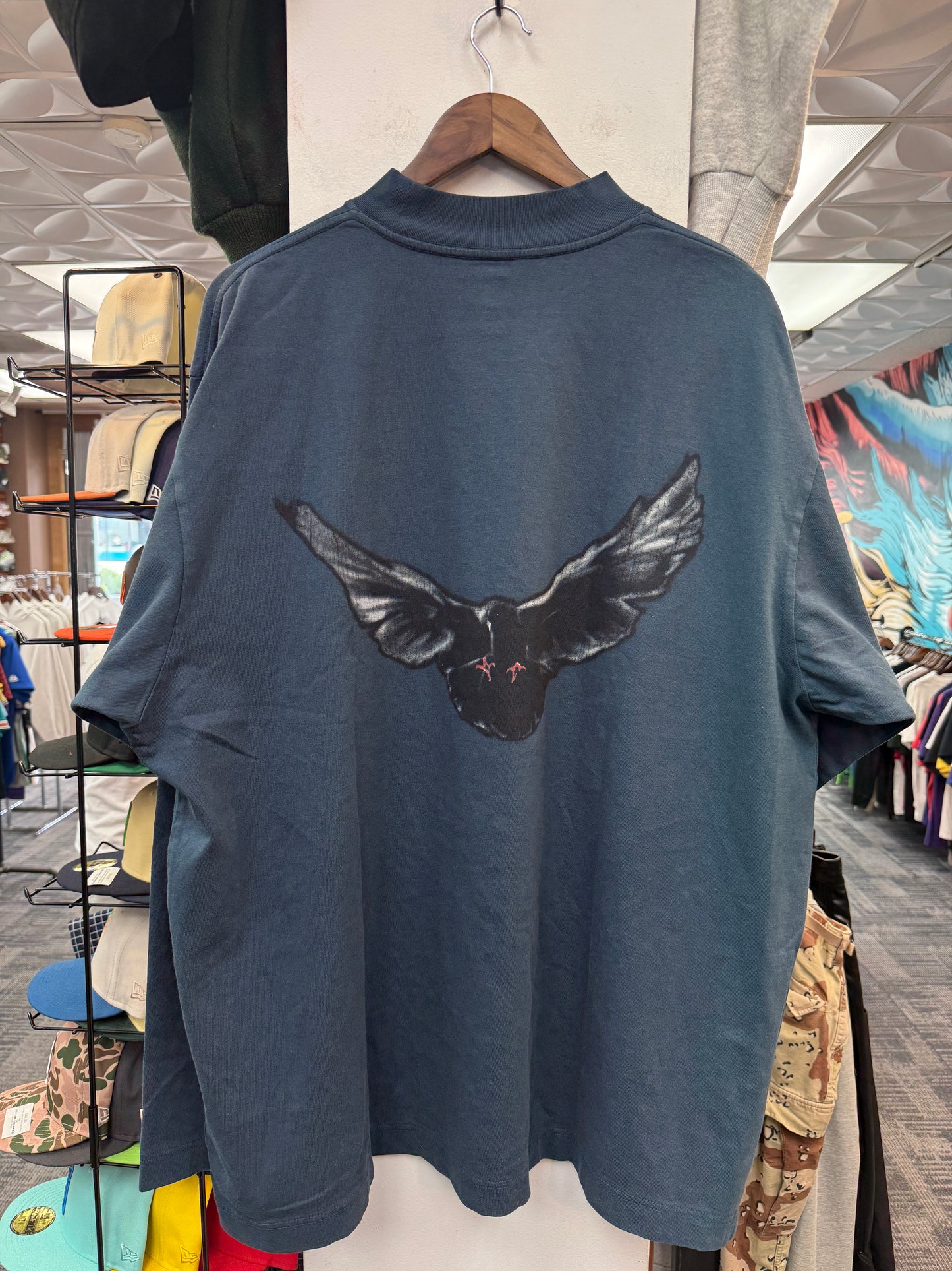 Yeezy x Gap x Balenciaga Blue L/S Tee