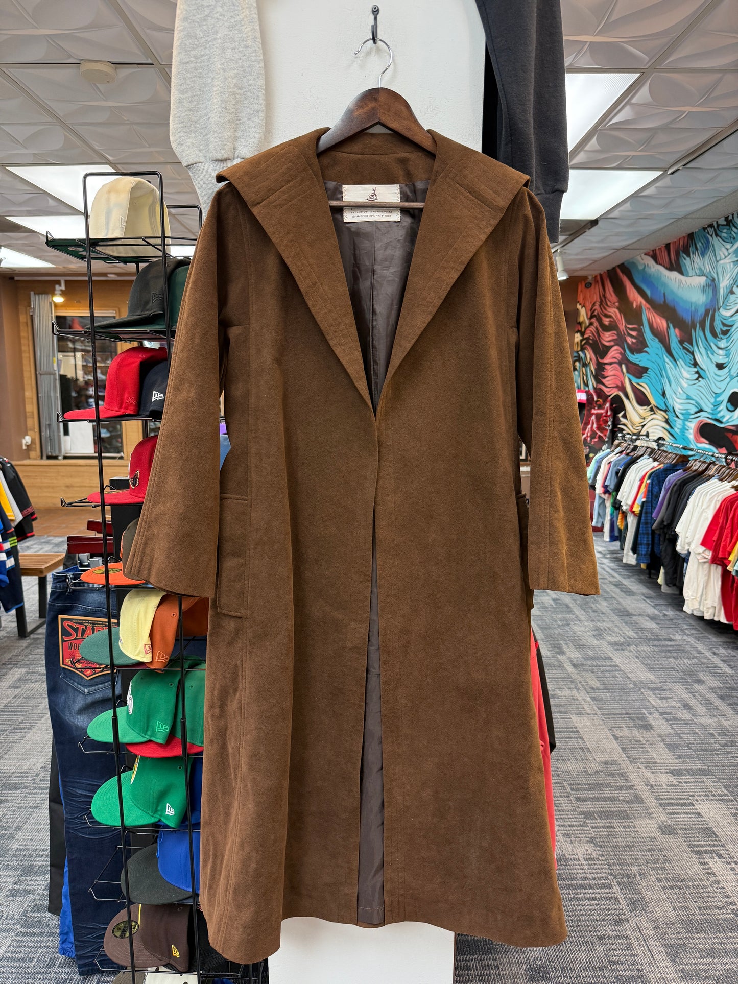 Vintage Sport&Travel Suede Trench