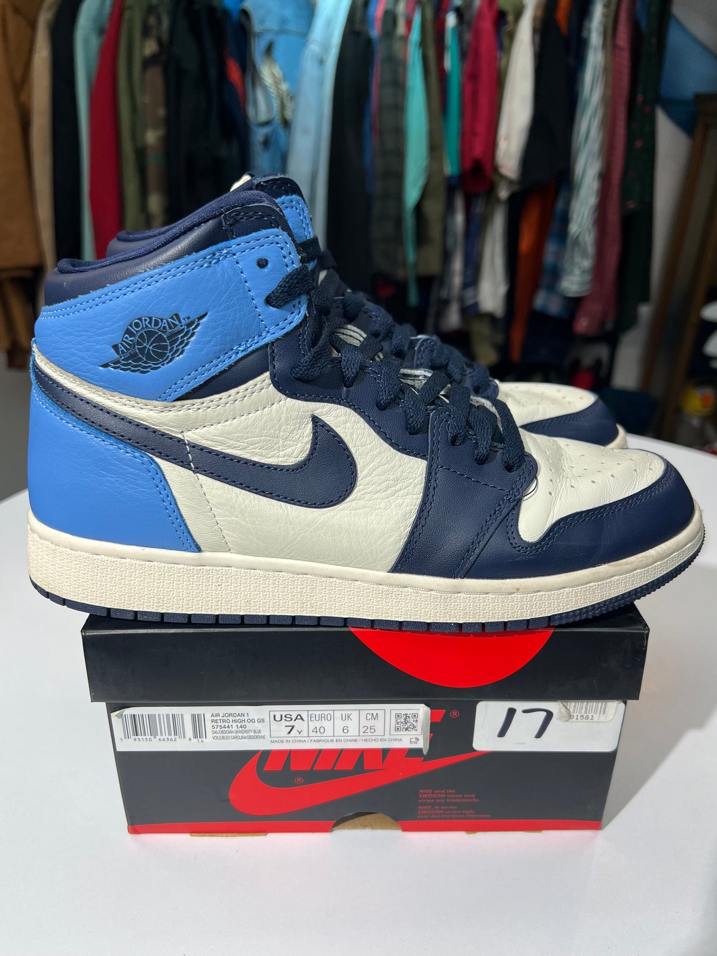 Preowned Jordan 1 Obsidian