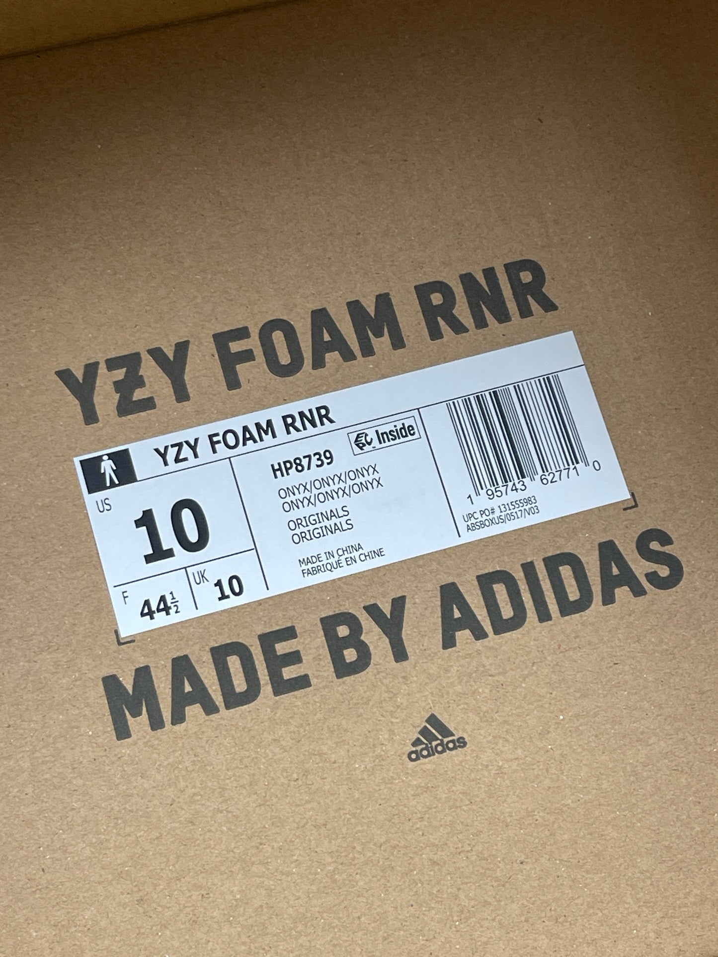 New Yeezy Foam RNNR Onyx