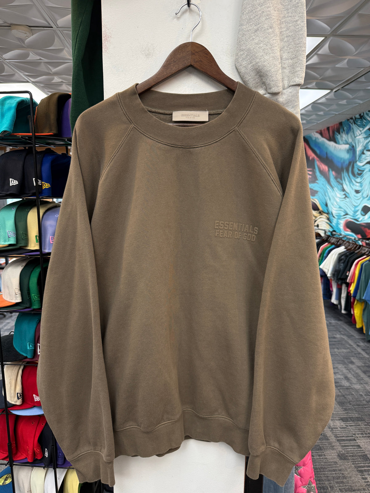 Essentials Brown Crewneck