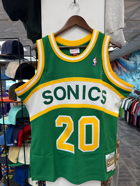 New Mitchell & Ness Gary Payton Sonics Hardwood Classics Jersey