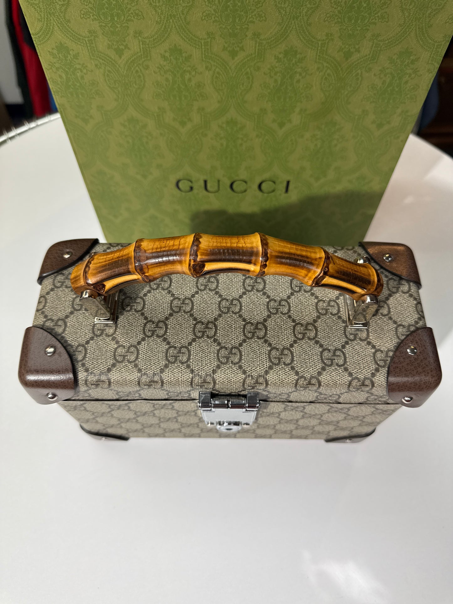 Gucci Monogram Globe-Trotter Beauty Case