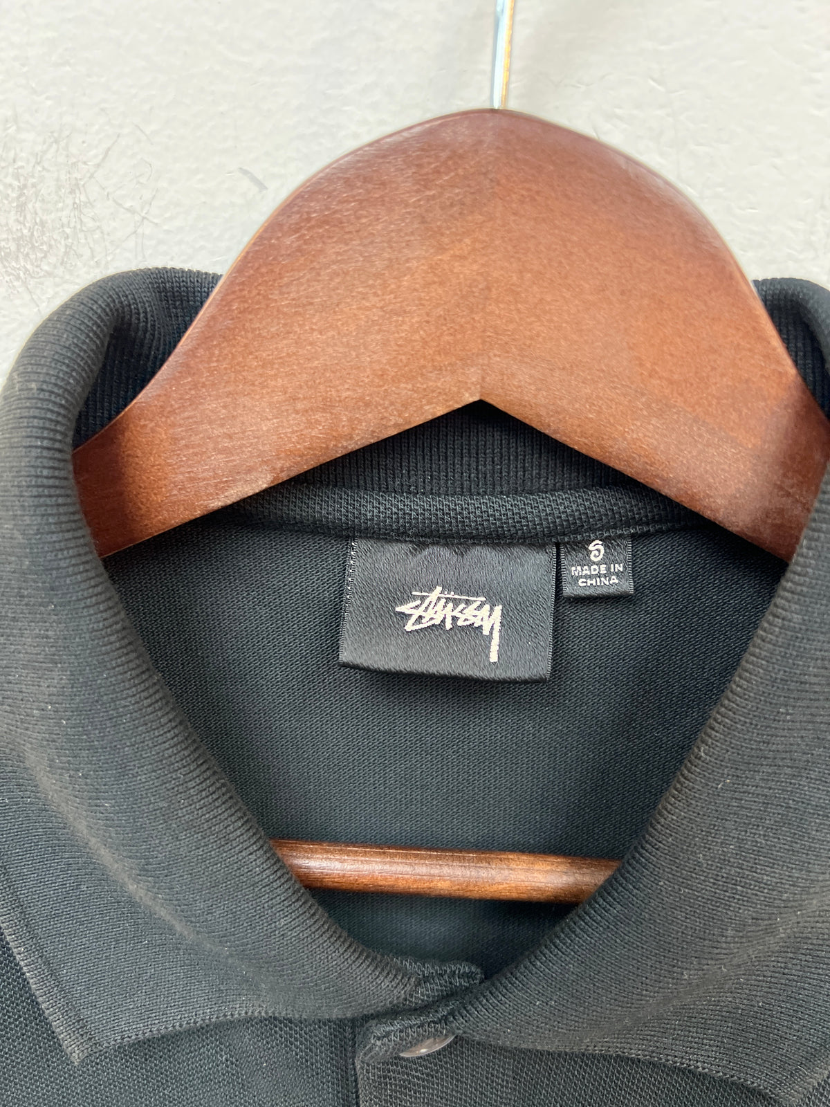 Stussy Classic Pique Polo Black