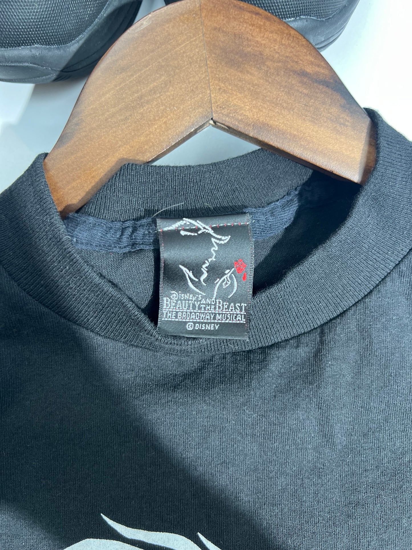 Vintage 1994 Disney Beauty and the Beast Black Tee