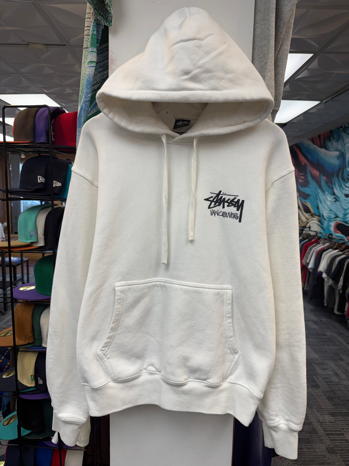 New Stussy Vancouver Natural Hoodie