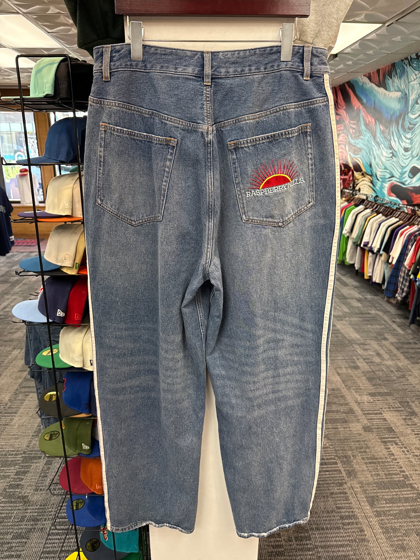 GV Raspberry Hills Glenci Striped Denim