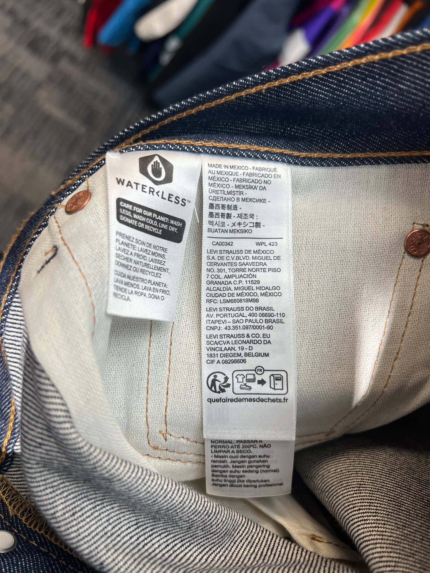 Levi’s 501 Dark Blue Denim