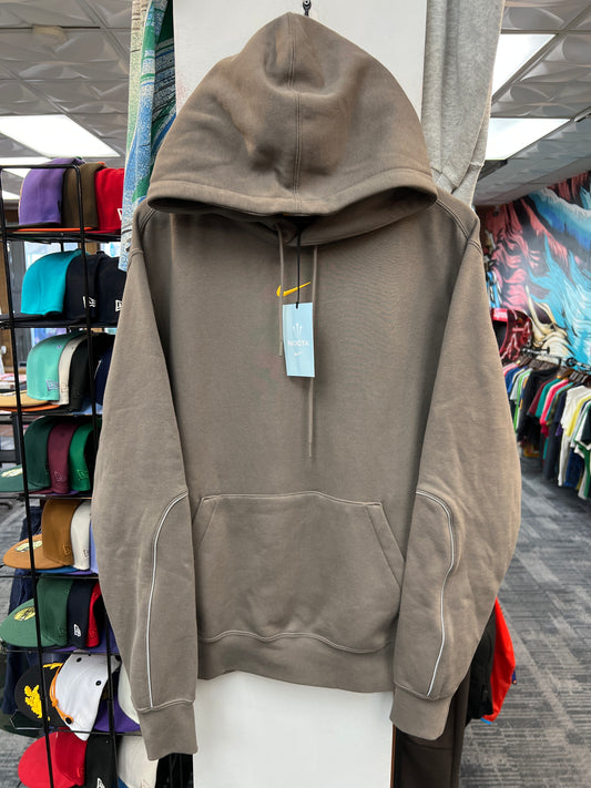 New Nike x NOCTA Fleece CS Hoodie 2 Olive Grey/Yellow