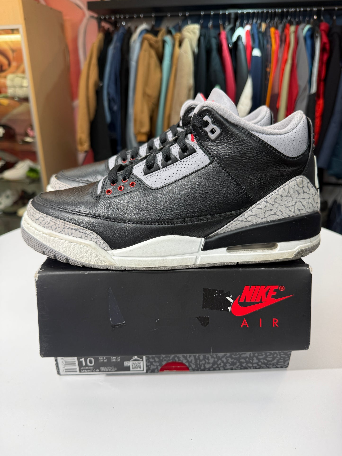 Preowned Black Cement Jordan 3 (2024)