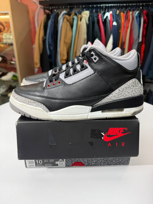 Preowned Black Cement Jordan 3 (2024)