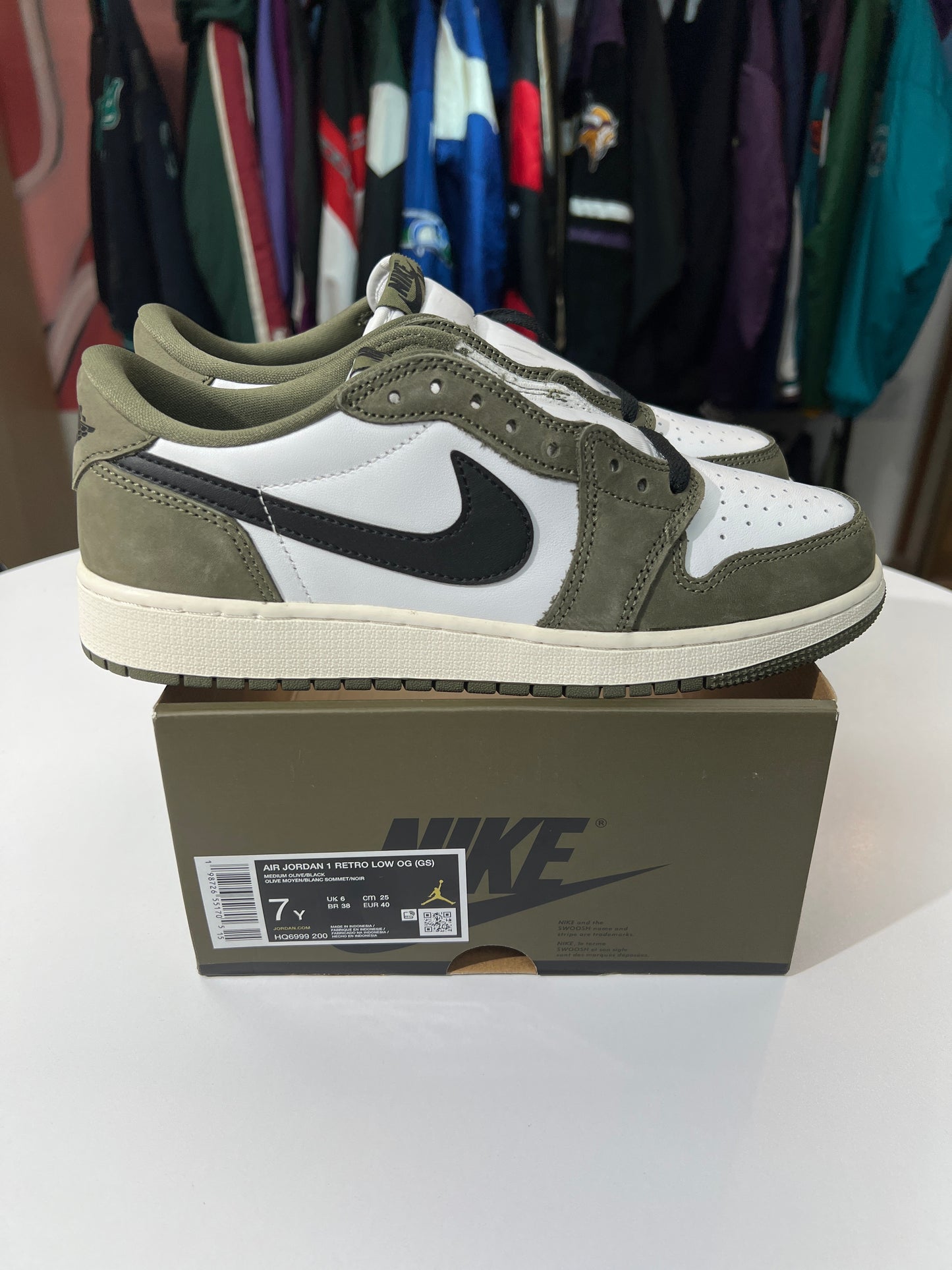 New Jordan 1 Low OG Medium Olive