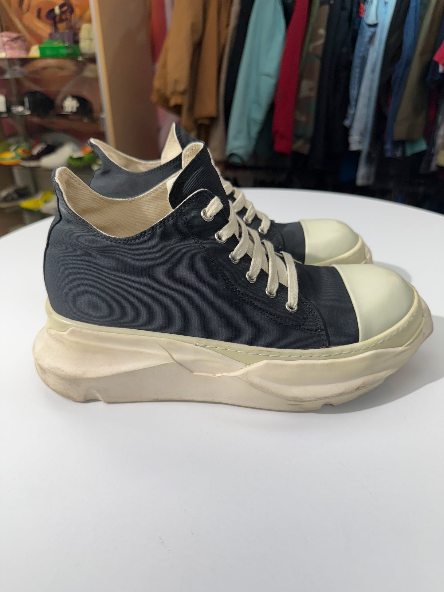 Preowned Rick Owens DRKSHDW Abstract Low