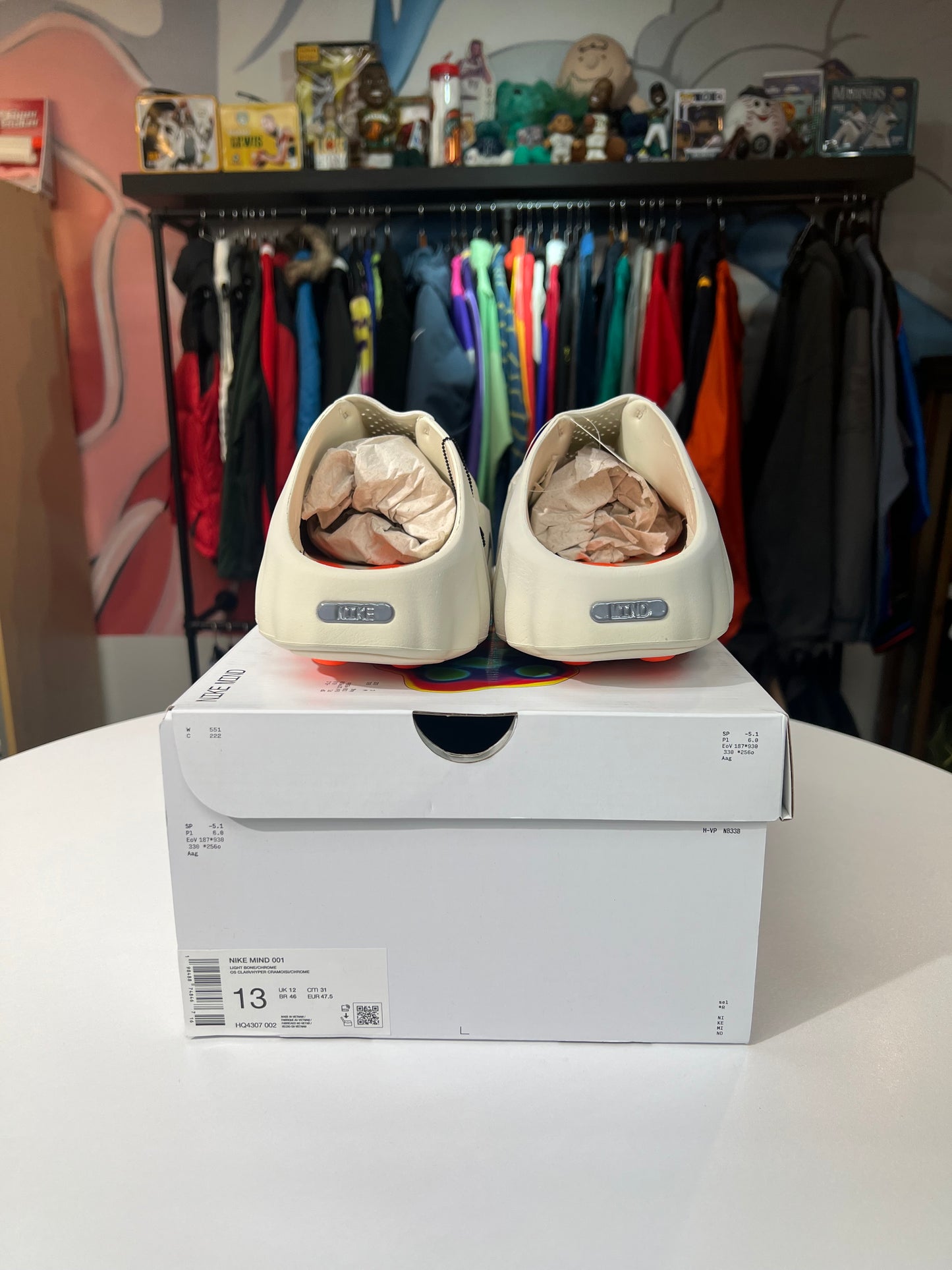 New Nike Mind 001 Slide Light Bone