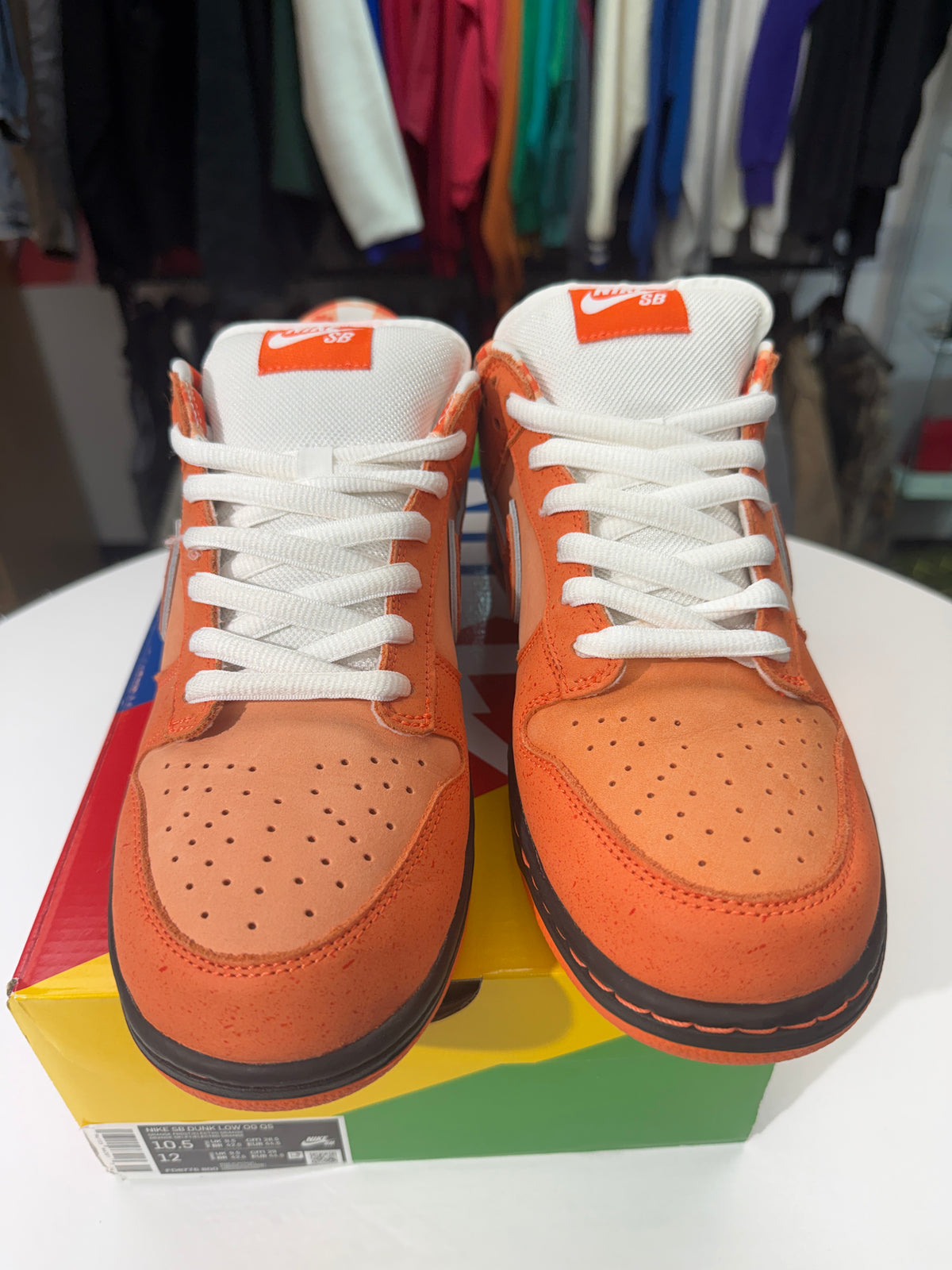 Preowned Orange Lobster Nike SB Dunk Low
