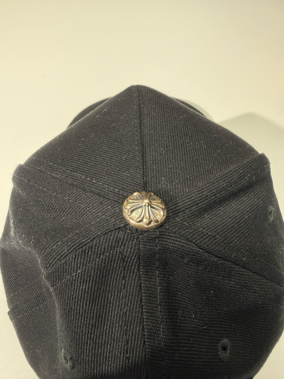 Chrome Hearts Vertical Logo Denim Cap