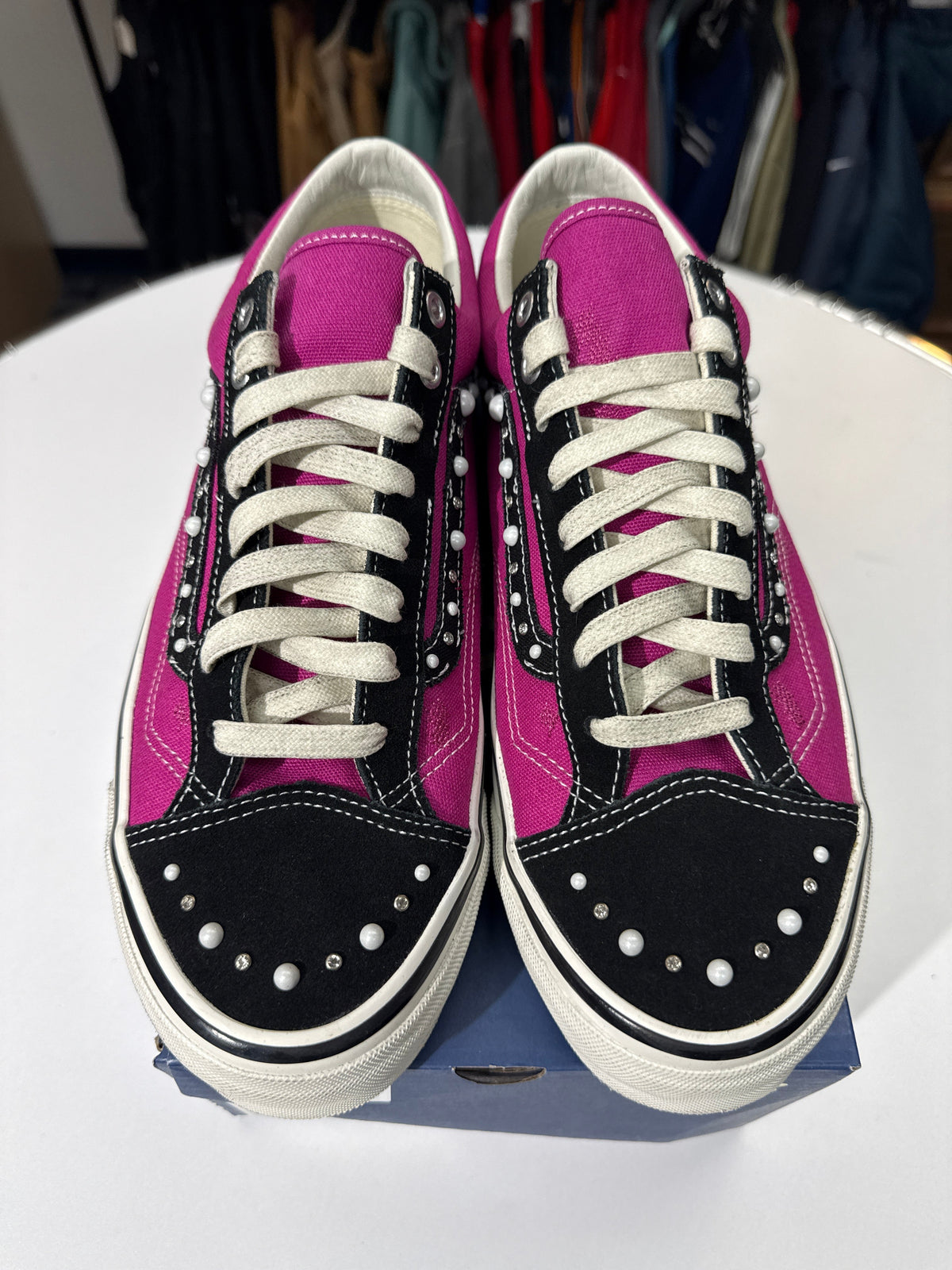 Preowned Vans OTW Old Skool 36 Pearlized Pack Pink