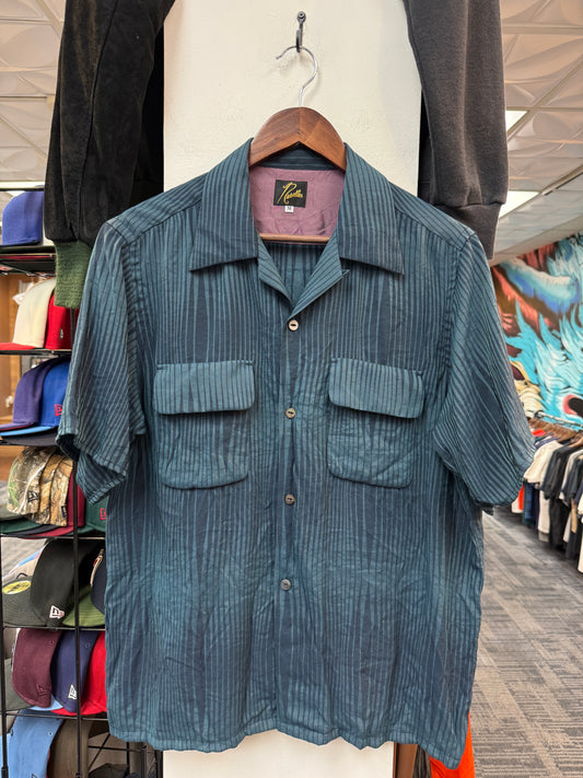 Needles Shadow Stripe Button Up