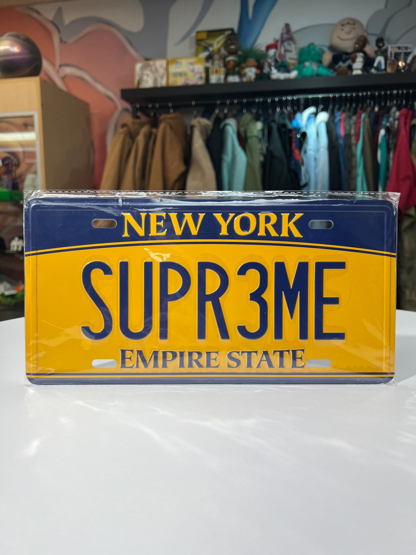 Supreme New York License Plate
