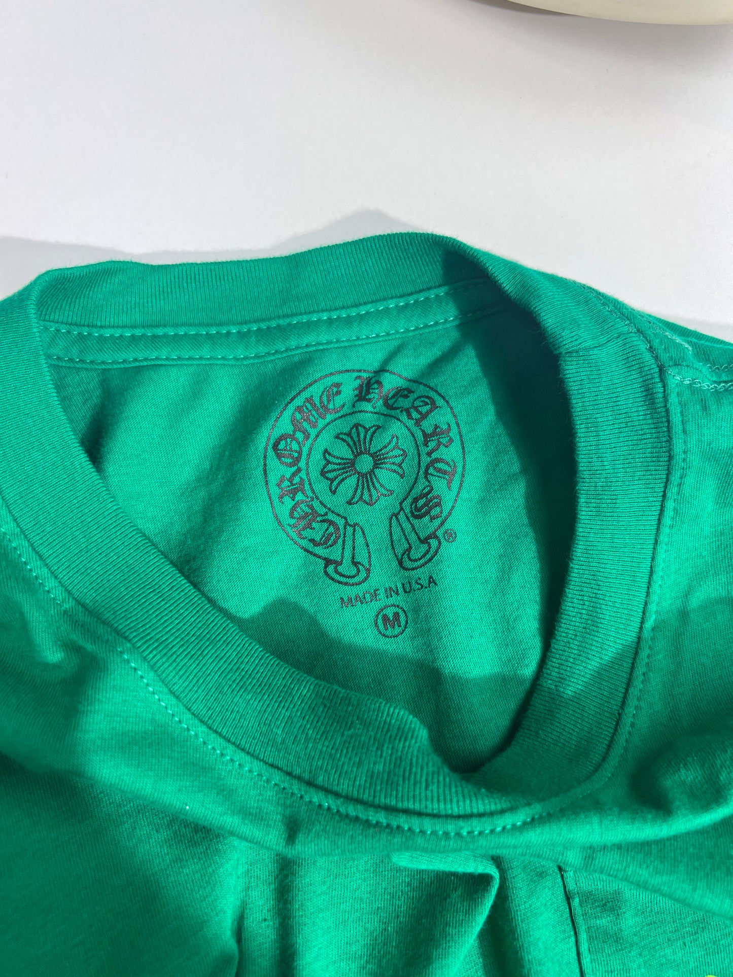 Chrome Hearts Green Cemetery Cross L/S Tee