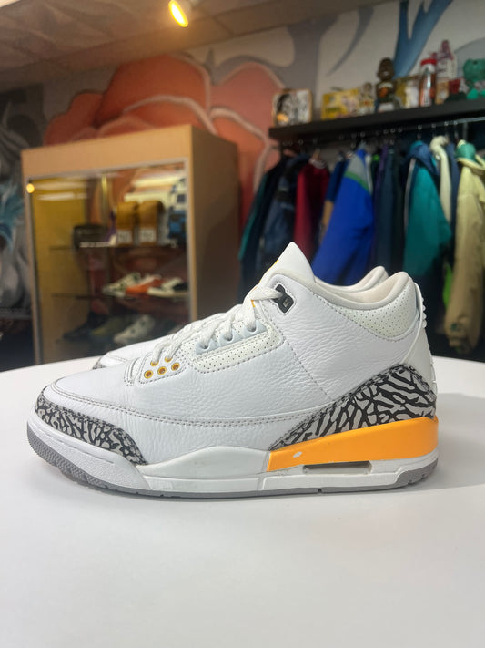 Preowned Jordan 3 Laser Orange